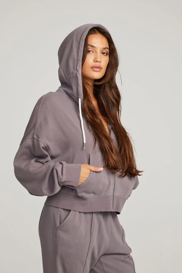 Sale Abilene Purple Sage Zip Up Hoodie Women Outerwear | Loungewear