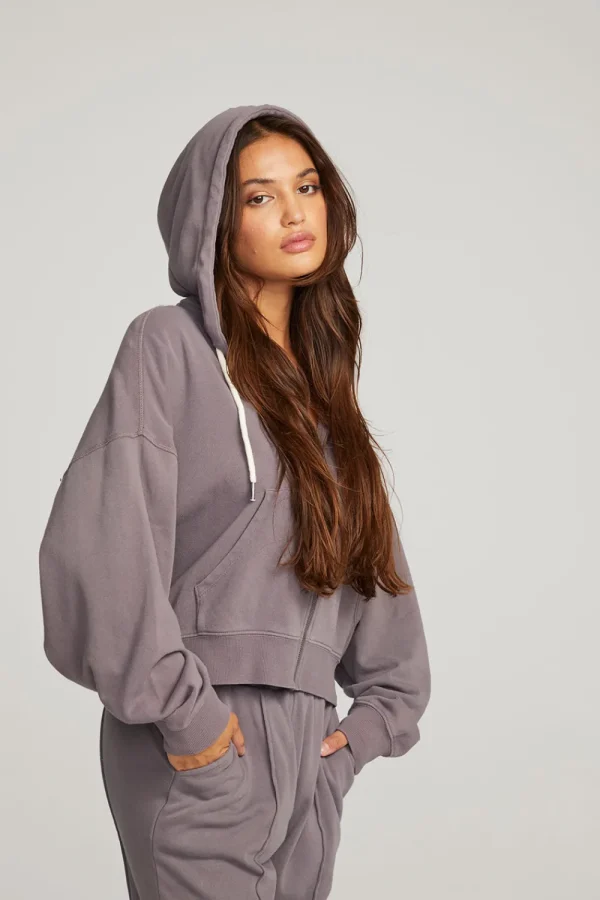 Sale Abilene Purple Sage Zip Up Hoodie Women Outerwear | Loungewear