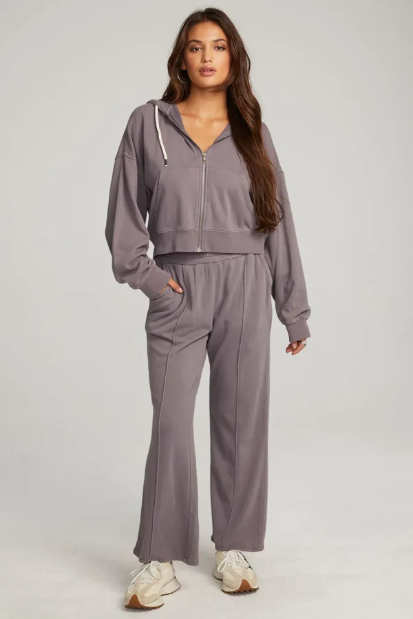 Sale Abilene Purple Sage Zip Up Hoodie Women Outerwear | Loungewear