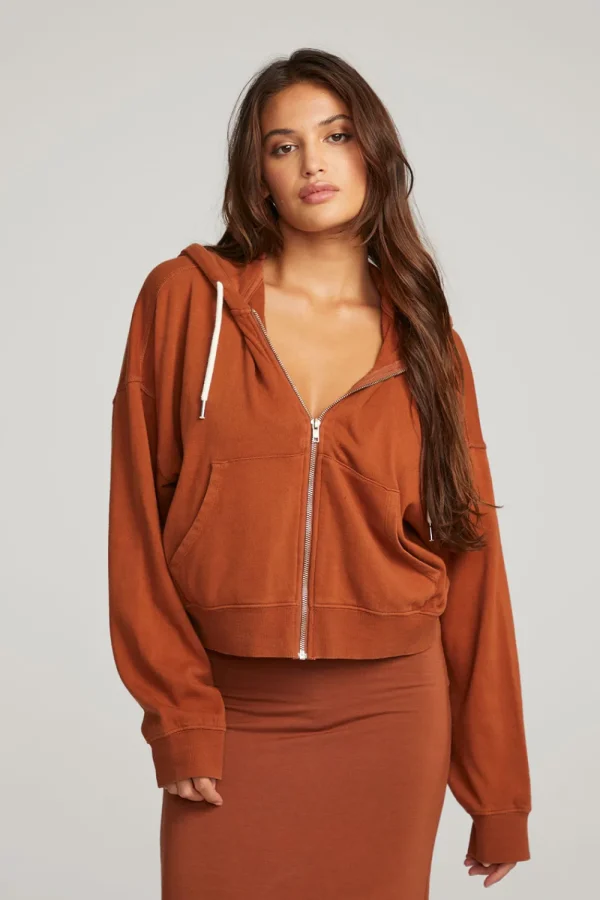 Cheap Abilene Whiskey Zip Up Hoodie Women Outerwear | Loungewear