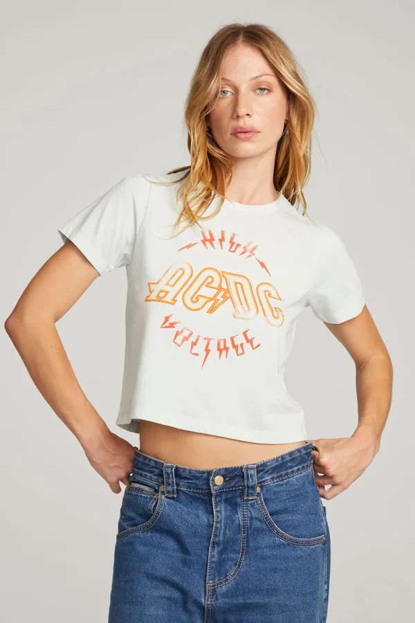 Discount AC/DC High Voltage Tee Women Loungewear | Music