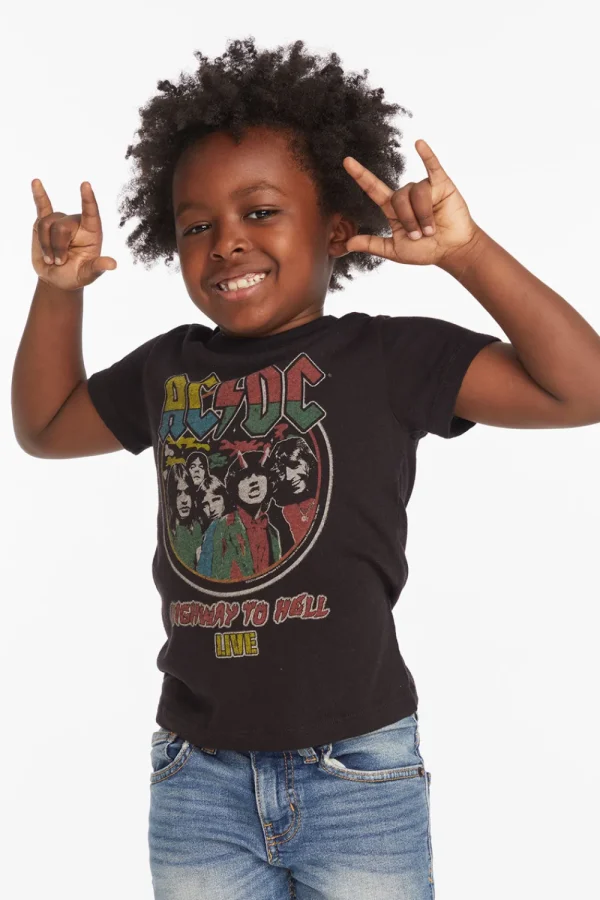 Flash Sale AC/DC Highway To Hell Live Boys Tee Women/Kids/BOY Boys | Music