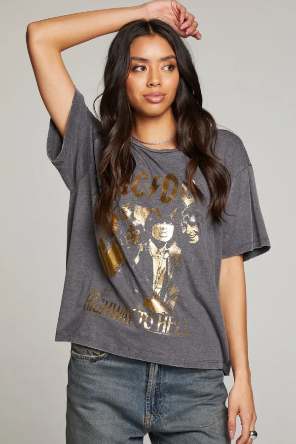 Cheap AC/DC Highway To Hell Tee Women Loungewear | Music
