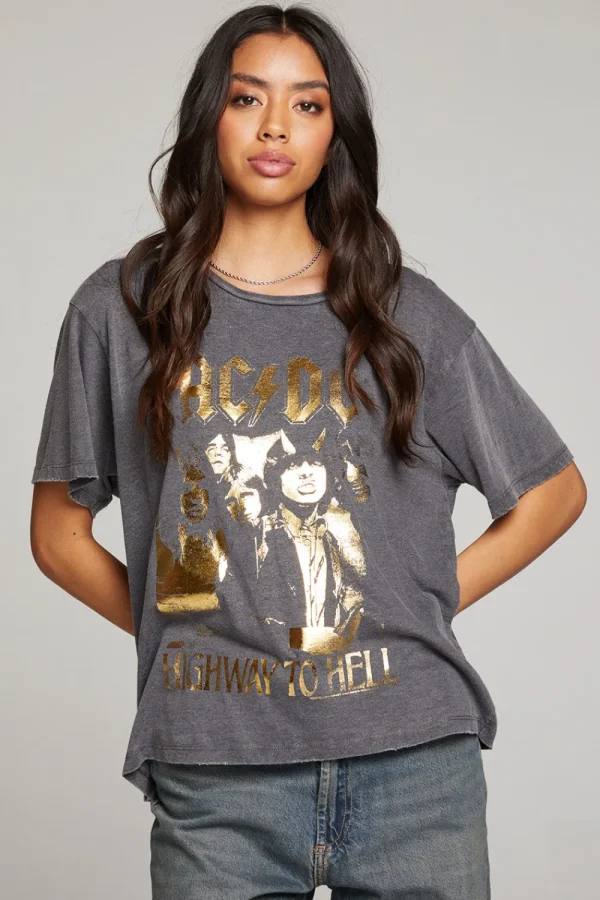 Cheap AC/DC Highway To Hell Tee Women Loungewear | Music