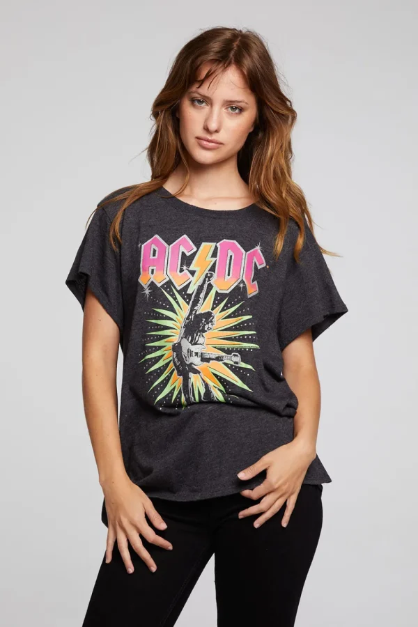 Outlet AC/DC Let There Be Rock Tee Women Music | Tops