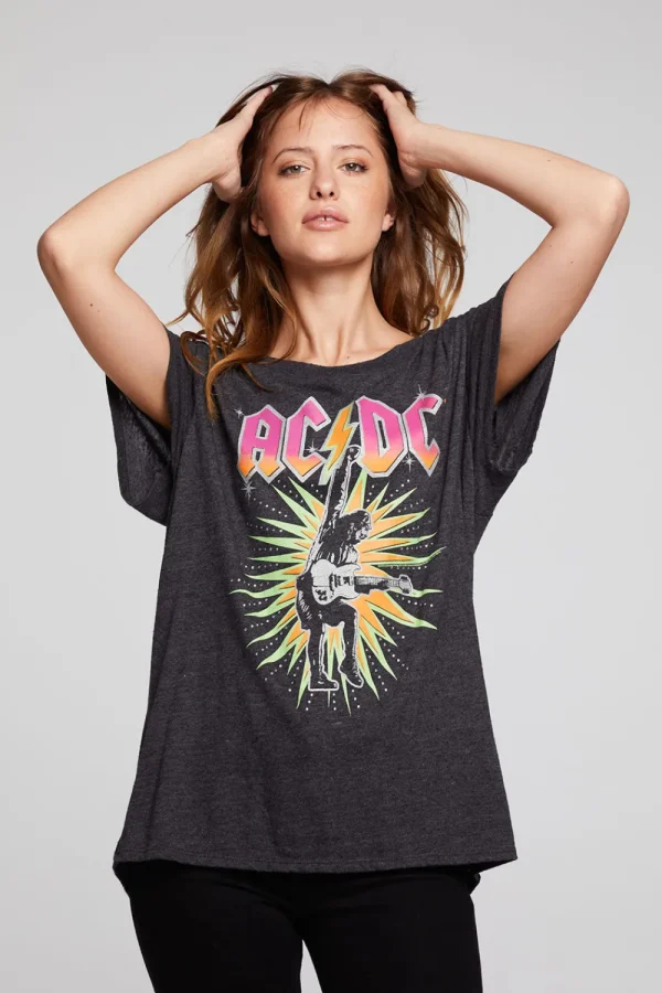 Outlet AC/DC Let There Be Rock Tee Women Music | Tops