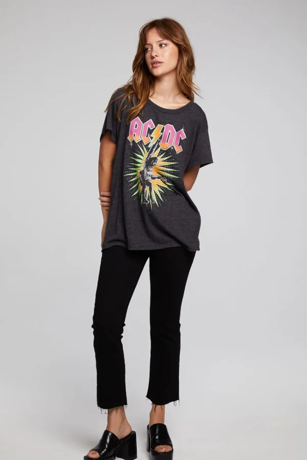 Outlet AC/DC Let There Be Rock Tee Women Music | Tops