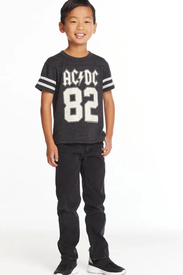Shop AC/DC Tour 82 Boys Triblend Crew Neck Tee Women/Kids/BOY Boys | Music