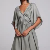 Hot Adele Sage Mini Dress Women Loungewear | Dresses