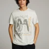 Cheap Aerosmith Draw The Line Crew Neck Tee Women Tops | Music