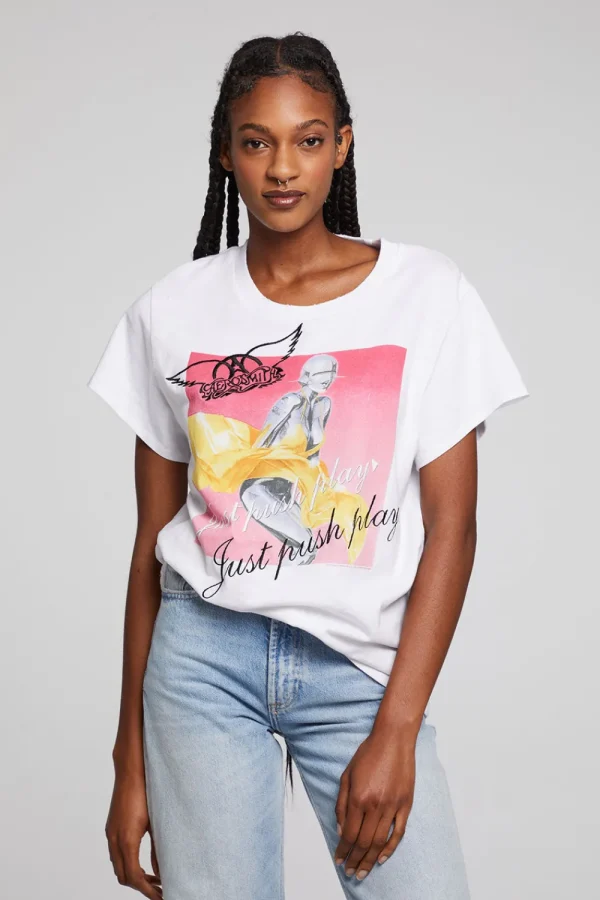 Online Aerosmith Just Push Play Tee Women Loungewear | Music
