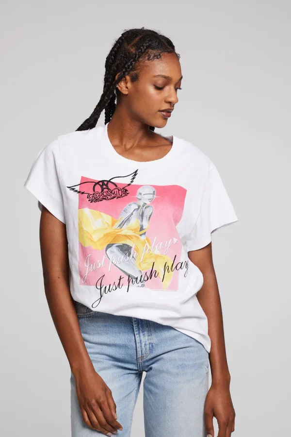 Online Aerosmith Just Push Play Tee Women Loungewear | Music