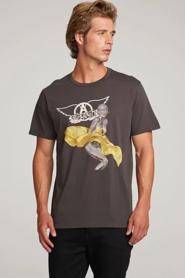 Cheap Aerosmith Just Push Play Mens Tee Women Tops | Music