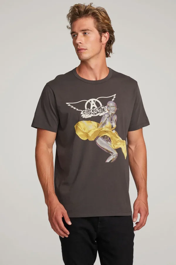 Cheap Aerosmith Just Push Play Mens Tee Women Tops | Music