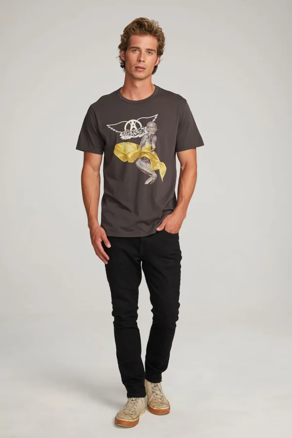 Cheap Aerosmith Just Push Play Mens Tee Women Tops | Music