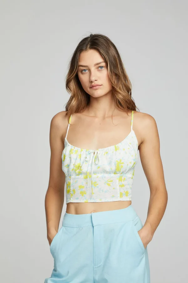 Flash Sale Alana Tank Top - Baby Blue Daisy Floral Women Loungewear | Tops