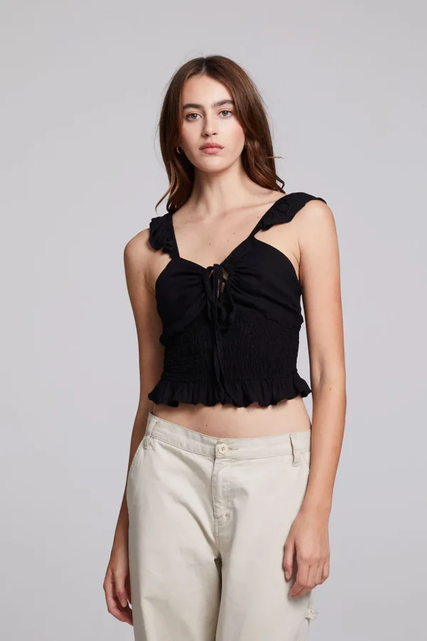 Cheap Alessia Black Blouse Women Loungewear | Tops