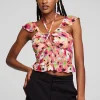 Flash Sale Alessia Poppy Floral Blouse Women Loungewear | Tops