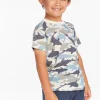 New All Over Camo Shark Boys Tee Kids/BOY Boys