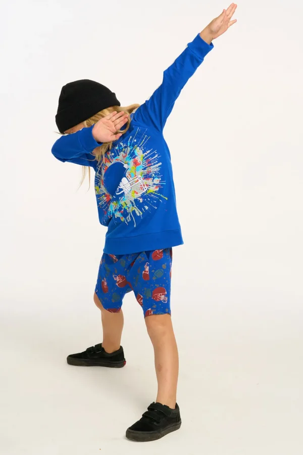 Online All Over Football Helmet Boys Shorts Kids/BOY Boys