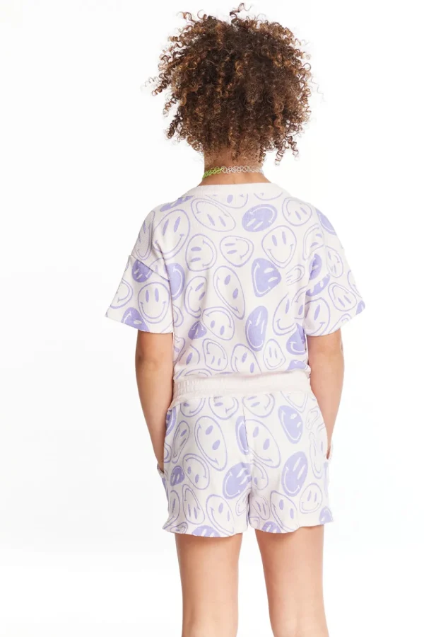 Cheap All Over Smiles Girls Romper Kids Girls