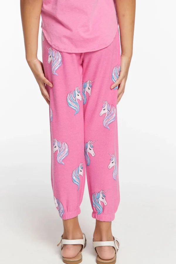 Cheap All Over Unicorn Girls Cozy Knit Sweatpant Kids Girls