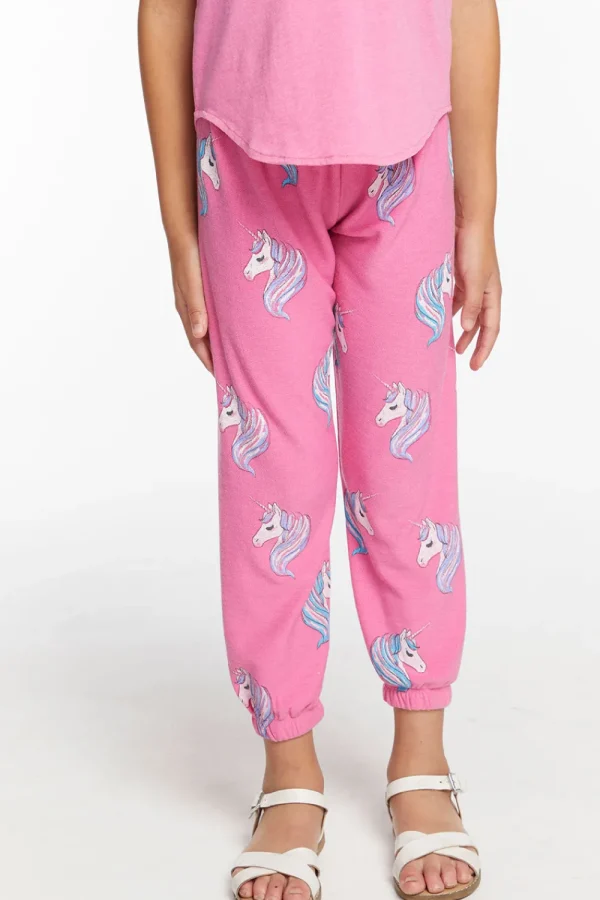 Cheap All Over Unicorn Girls Cozy Knit Sweatpant Kids Girls