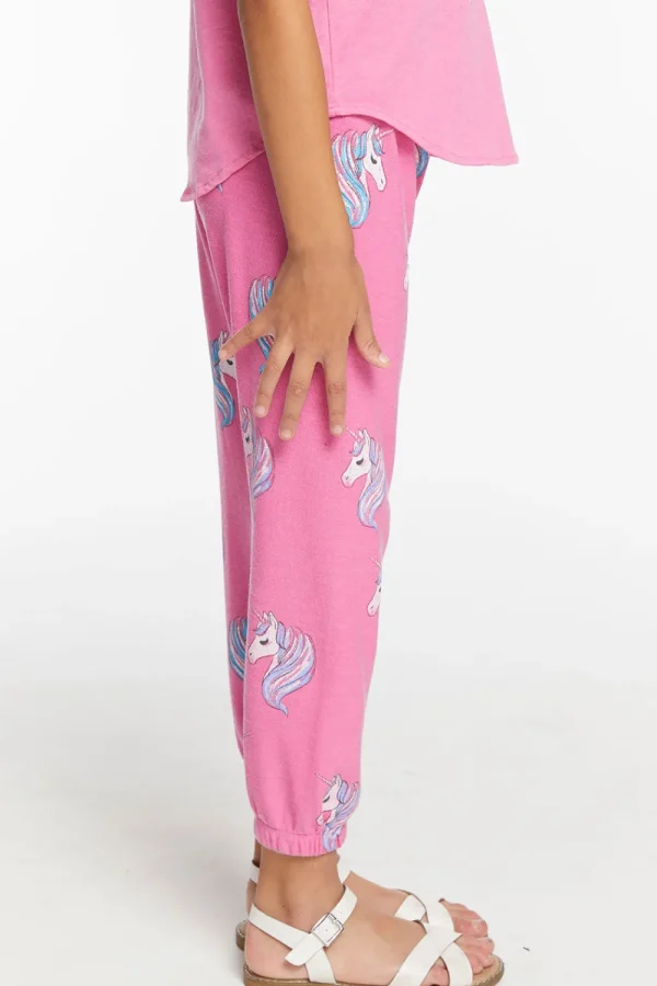 Cheap All Over Unicorn Girls Cozy Knit Sweatpant Kids Girls