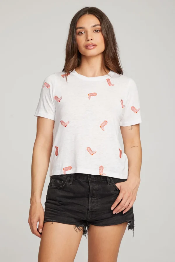 Store Allover Cowboy Boot Tee Women Loungewear | Graphics