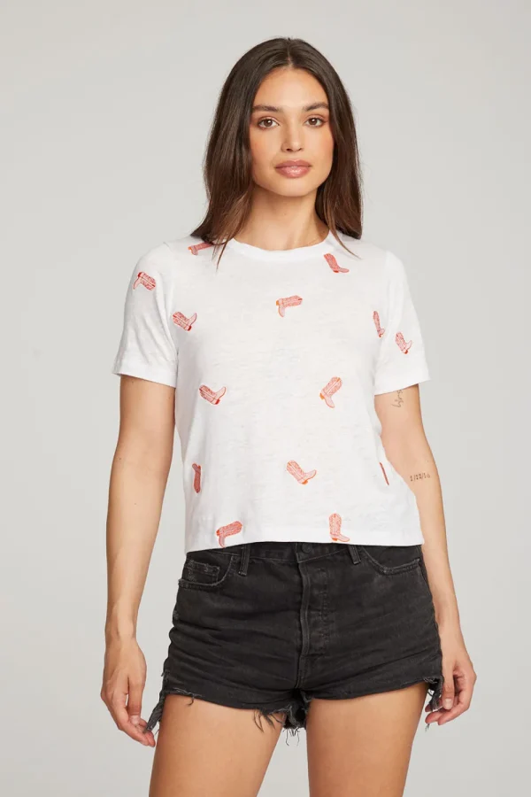 Store Allover Cowboy Boot Tee Women Loungewear | Graphics