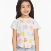Hot Allover Flower Girls Shirt Kids Girls