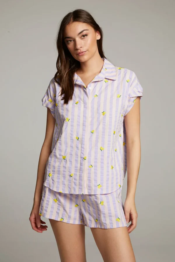 Cheap Allover Lemons Shirt Women Loungewear | Graphics