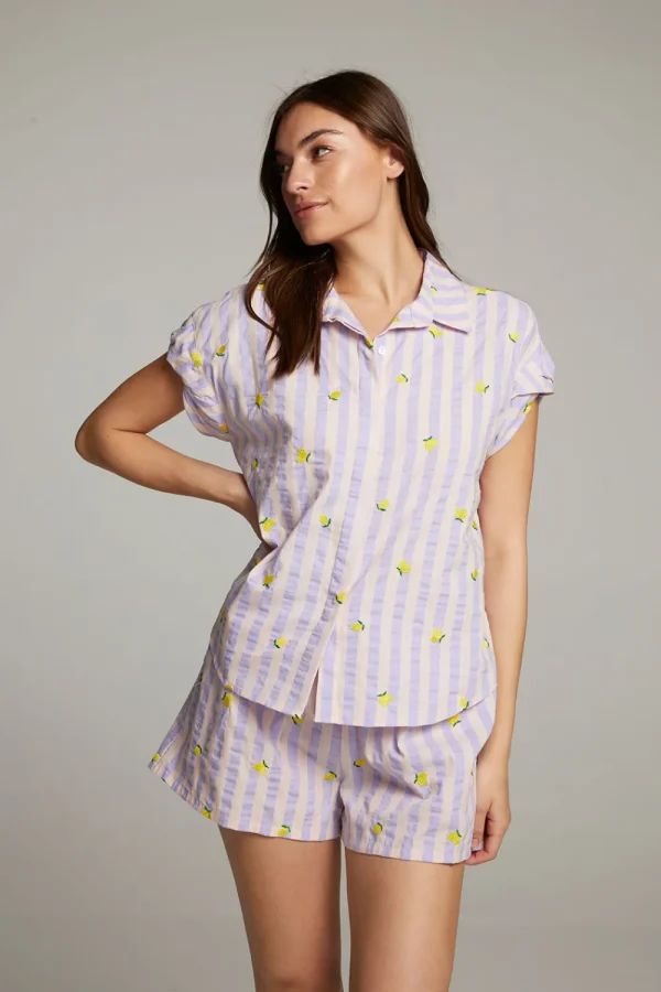 Cheap Allover Lemons Shirt Women Loungewear | Graphics