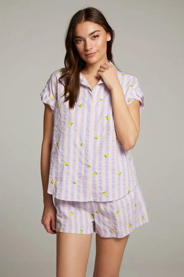 Cheap Allover Lemons Shirt Women Loungewear | Graphics