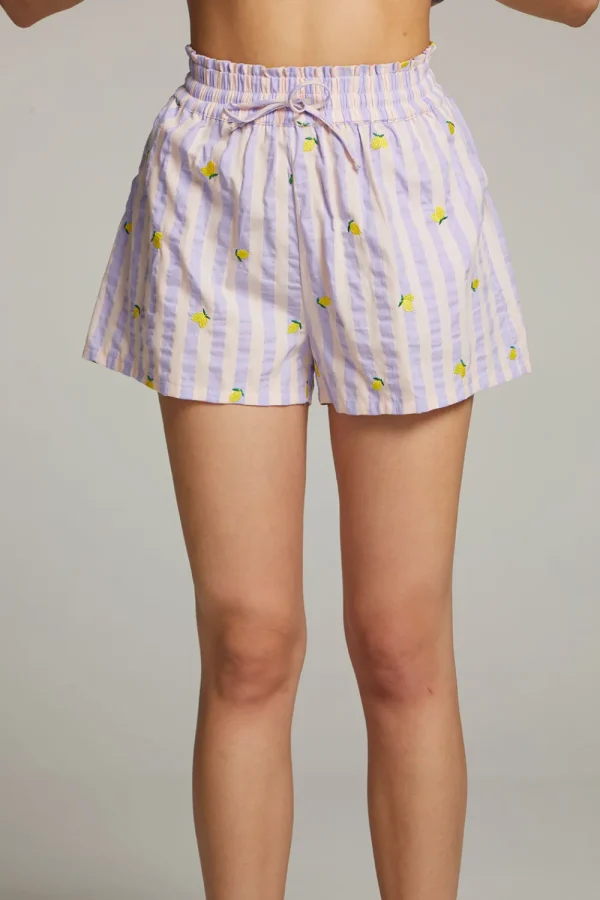 Cheap Allover Lemons Shorts Women Loungewear | Graphics