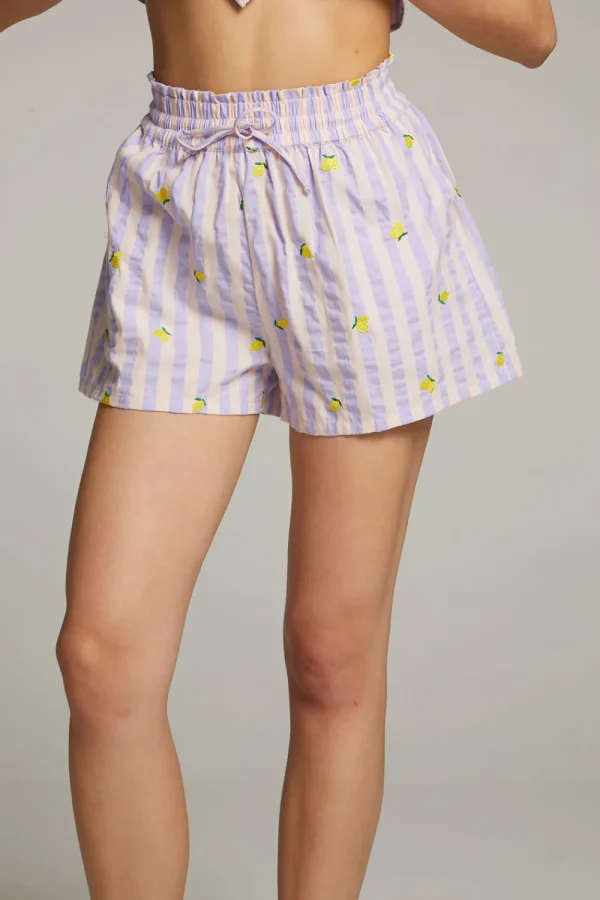 Cheap Allover Lemons Shorts Women Loungewear | Graphics