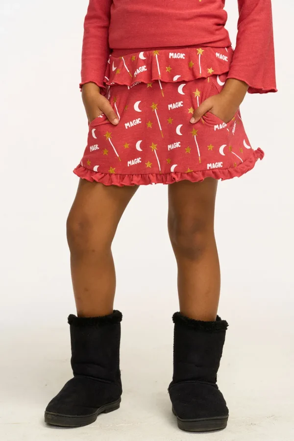 Sale Allover Magic Ruffle Skort Kids Girls