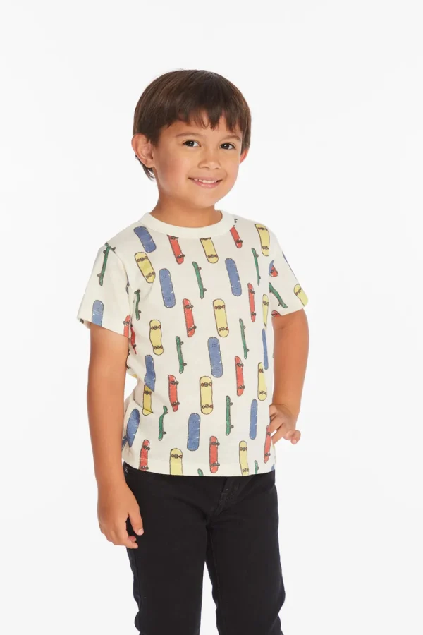 Outlet Allover Skateboard Boys Tee Kids/BOY Boys