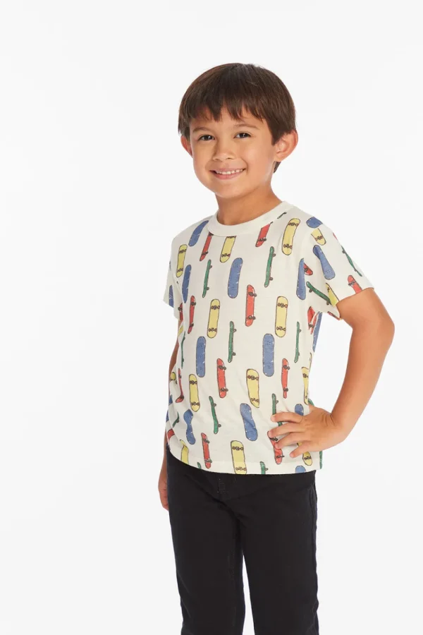 Outlet Allover Skateboard Boys Tee Kids/BOY Boys