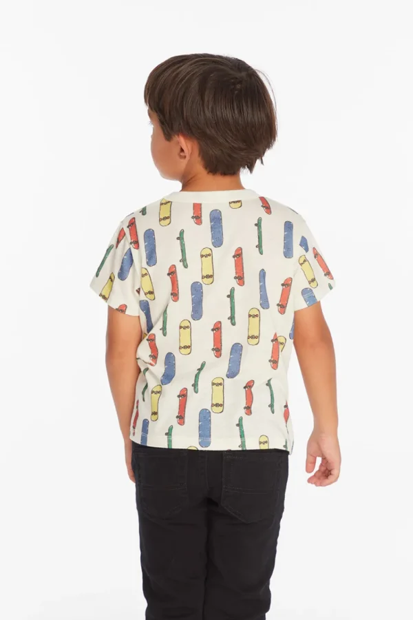 Outlet Allover Skateboard Boys Tee Kids/BOY Boys