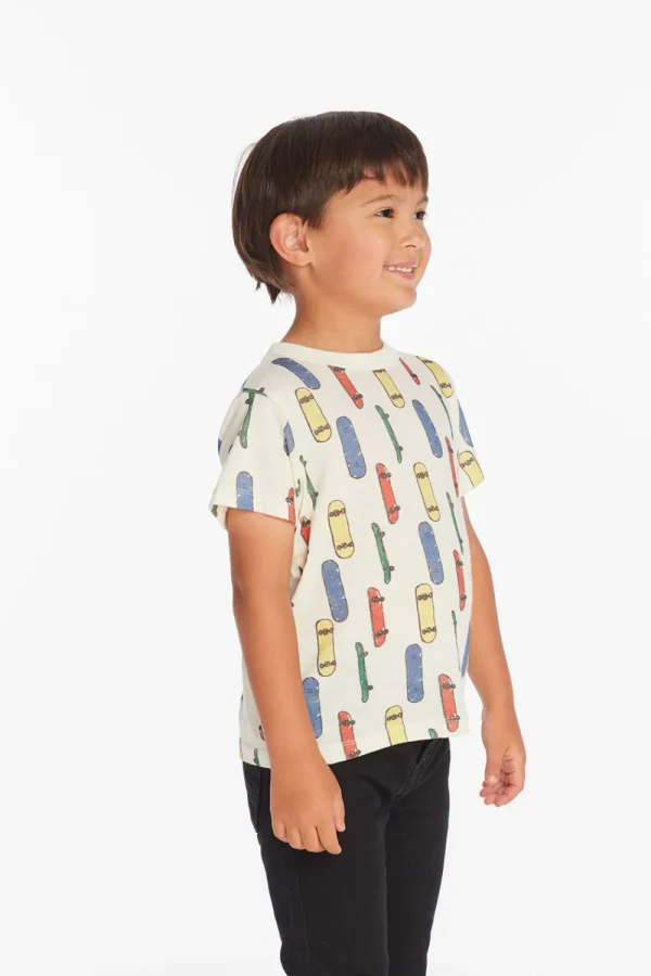 Outlet Allover Skateboard Boys Tee Kids/BOY Boys