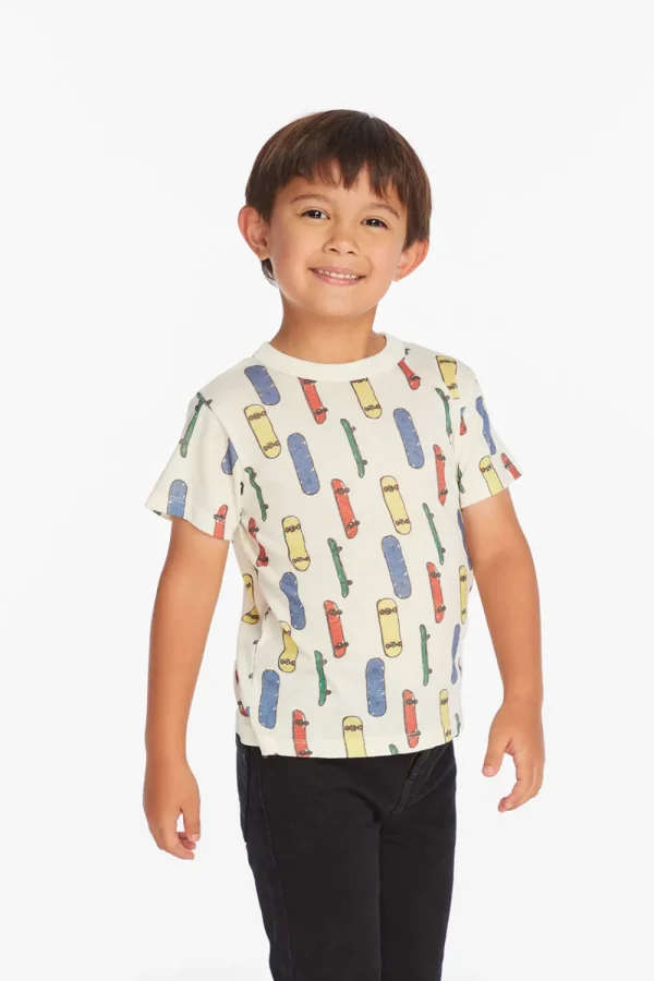 Outlet Allover Skateboard Boys Tee Kids/BOY Boys