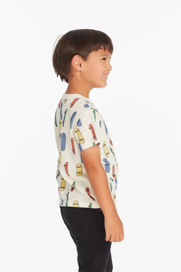 Outlet Allover Skateboard Boys Tee Kids/BOY Boys