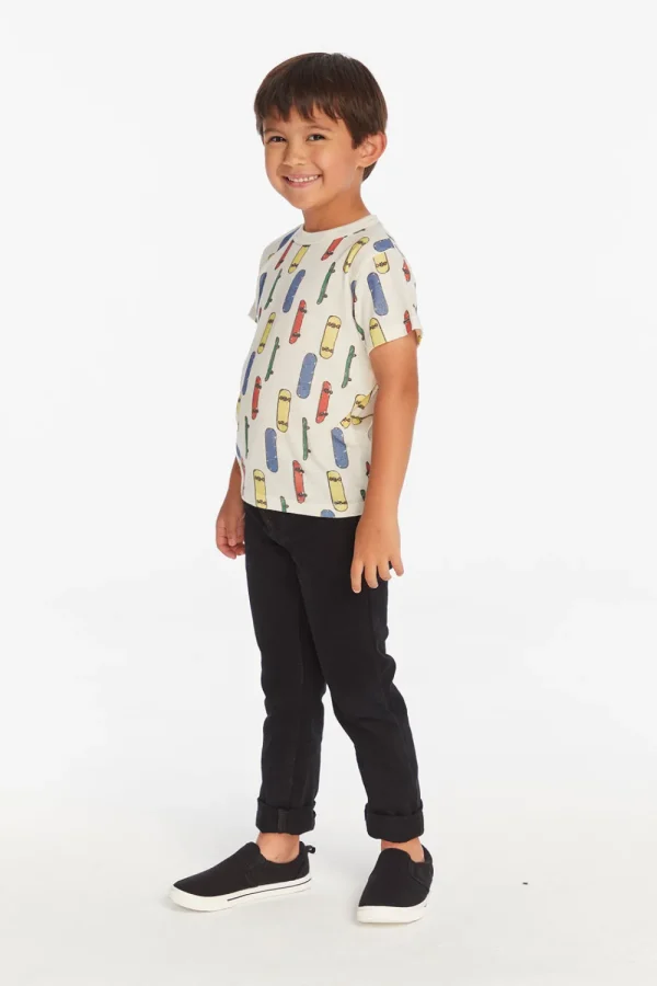 Outlet Allover Skateboard Boys Tee Kids/BOY Boys
