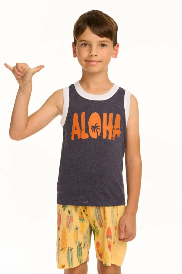 Online Aloha Recycled Vintage Jersey Boys Tank Kids/BOY Boys