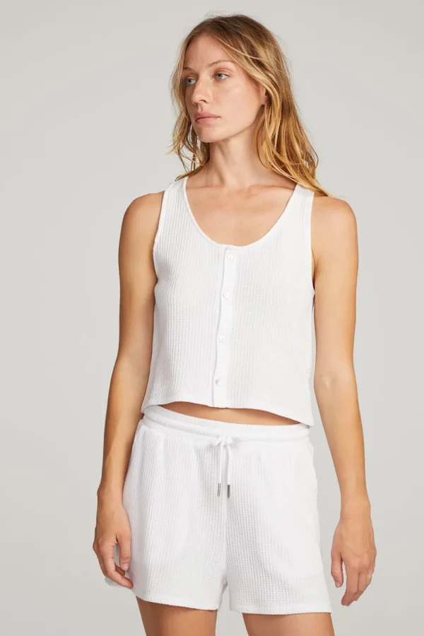 Outlet Alpine White Tank Women Loungewear | Tops