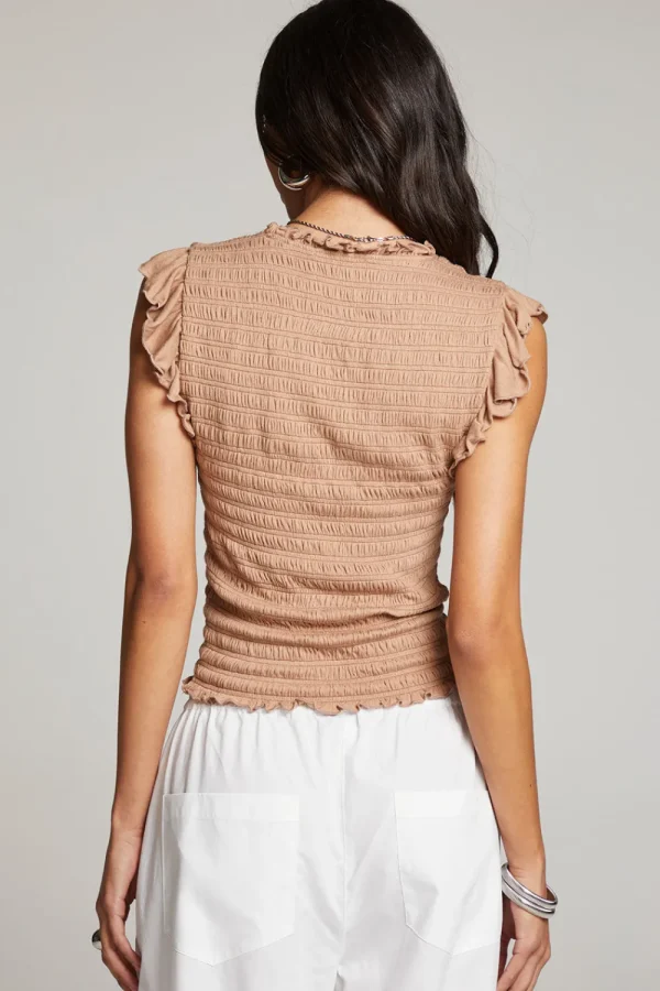 Outlet Ann Warm Taupe Blouse Women Loungewear | Tops