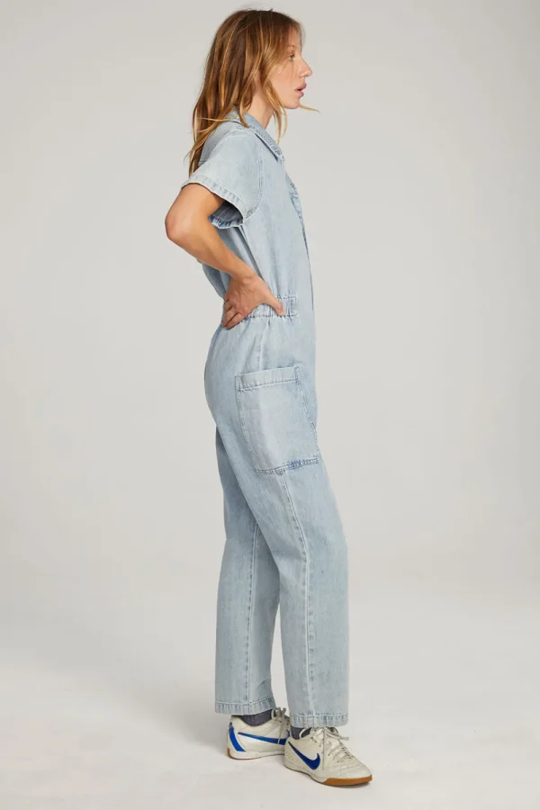 Flash Sale Ashland Classic Blue Jumpsuit Women Loungewear | Bottoms