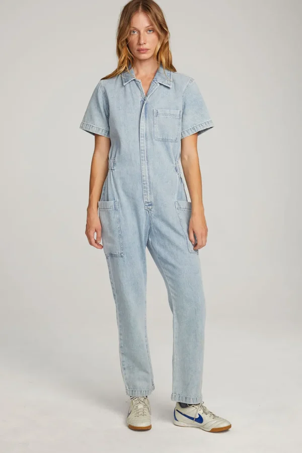 Flash Sale Ashland Classic Blue Jumpsuit Women Loungewear | Bottoms