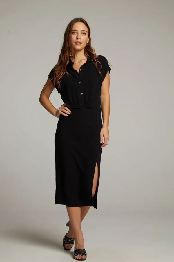 Cheap Atlantic True Black Midi Dress Women Dresses | Loungewear